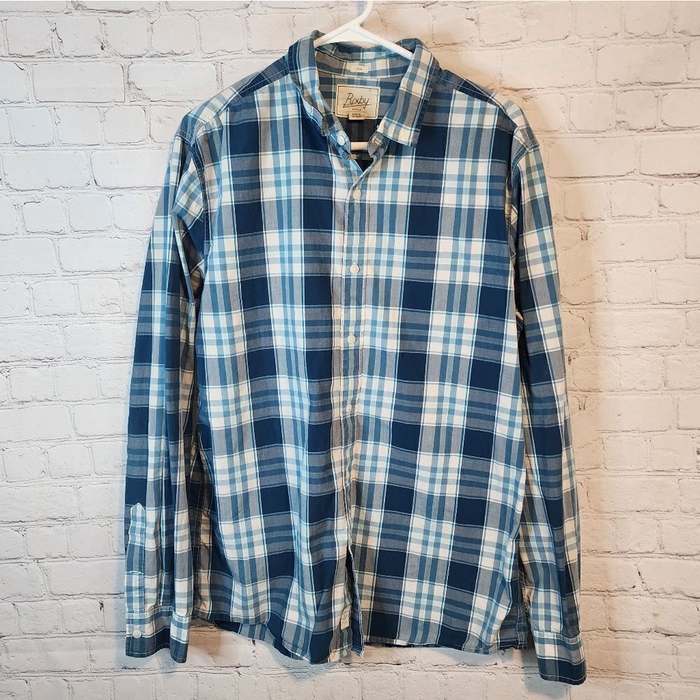 Men's Bixby Nomad "Slim" longsleeve button-down shirt, size LT